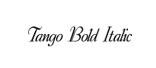 Tango Bold Italic