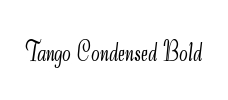 Tango Condensed Bold